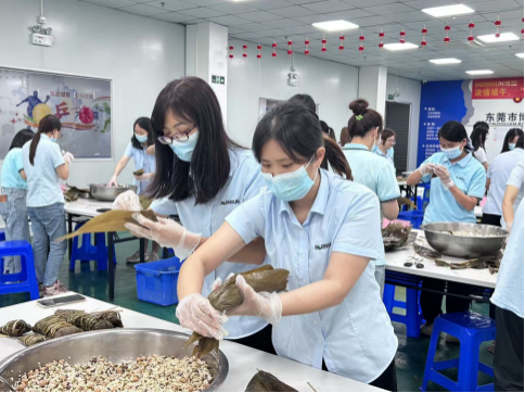 Bornsun first Zongzi Wrapping Competition